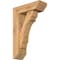 Ekena Millwork Olympic Slat Smooth Bracket w/ Offset Brace, Western Red Cedar, 5 1/2"W x 16"D x 24"H BKT0604X16X24OLY06SWR - alternate 1